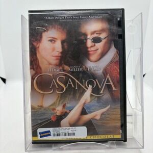Casanova DVD 2005 Heath Ledger Sienna Miller Blockbuster Case Widescreen R